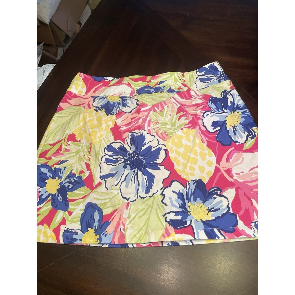 Rafaella Floral Skort Golf Pockets Large